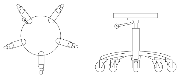 D-Stool dimensions