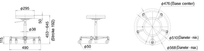 r.a.f Stool dimensions