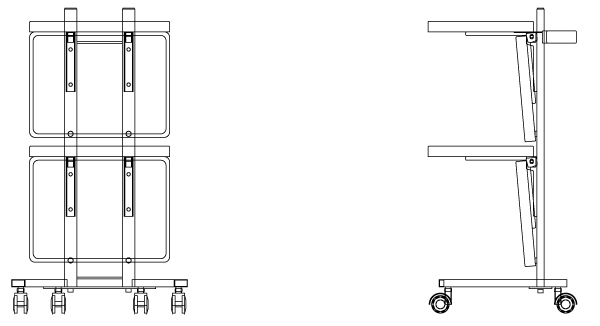 Stack Trolley dimensions